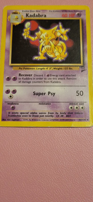 Kadabra #46 Base Set 2 (BS2) Uncommon card
