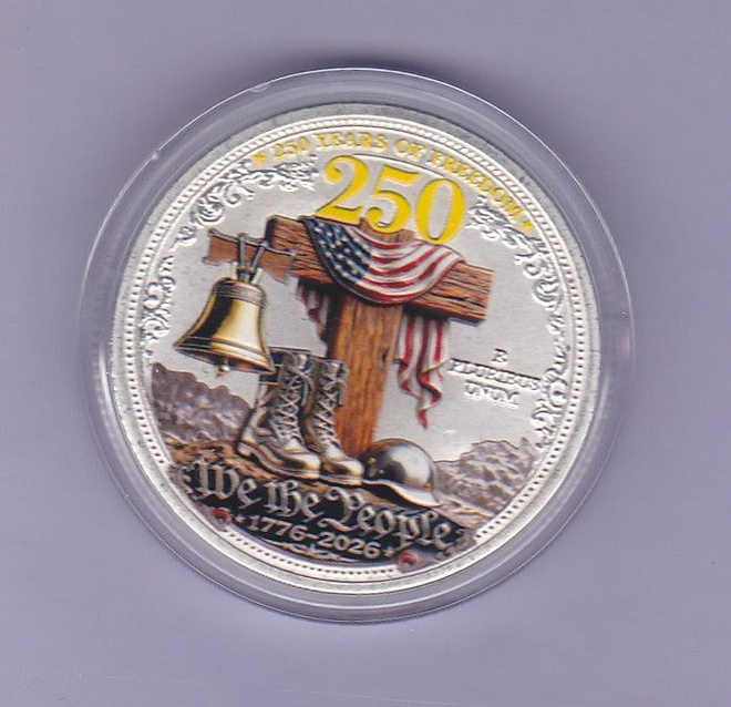USA 250th. Anniversary Independence 1776-2026 (U.S. Veteran)