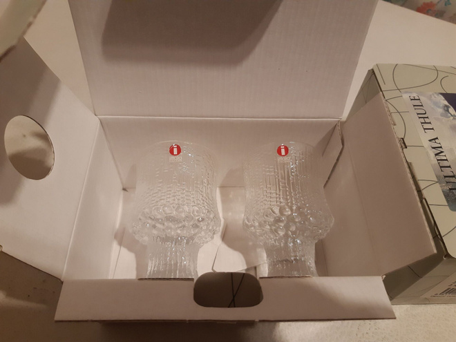 Ultima Thule väkeväviini/sherrylasit 11cl Wirkkala ERÄ1