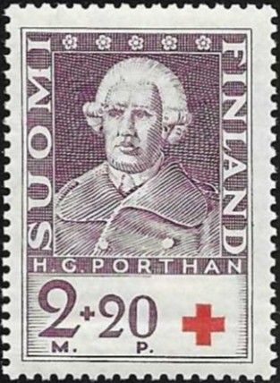 1935 Punainen Risti 2 mk + 20 p **  LaPe 189
