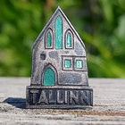 Matkailumerkki Tallinn Halkaisija - 22 mm. Ehjät emalit. - pikkukuva 2