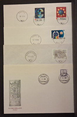 FDC 30 - 1984 4 kpl