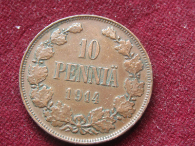 10 penniä 1914