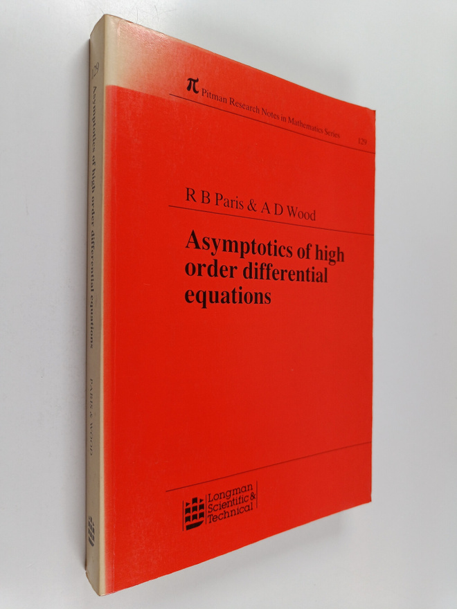 R. B. Paris : Asymptotics of high order differential equa...
