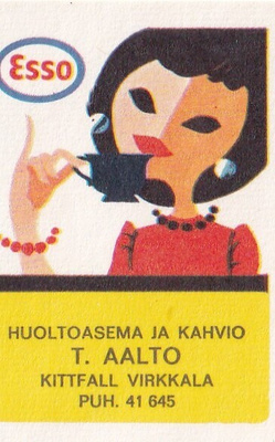 Kittfal, Virkkala. T. Aalto, ESSO,  s63