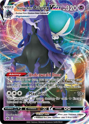 Shadow Rider Calyrex VMAX 075/198 - Chilling Reign - NM/M