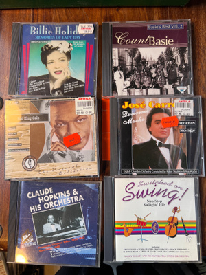 Cd-levyjä 38 kpl. Jatsia yms.
