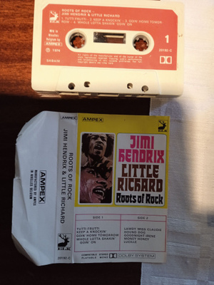 C- KASETTI: JIMI HENDRIX & LITTLE RICHARD : ROOTS OF ROCK