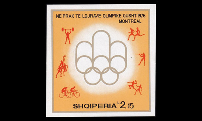 Albania 1807BL58 ** Kkesäolympialaiset Montreal (1975)