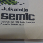 MUSTA NAAMIO,SUURI SARJA KIRJA, 144 SIVUA , 1973 - pikkukuva 3
