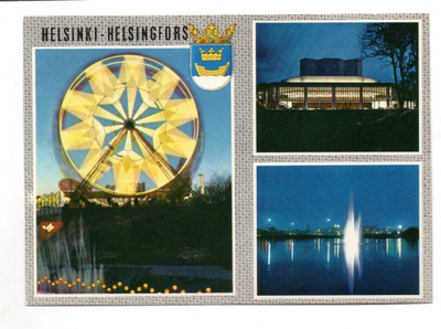 Helsinki: Linnanmäki, kaup.teatteri, Töölönlahti