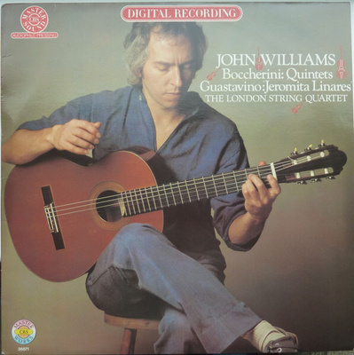 John Williams vinyyliLP Guitar Quintets