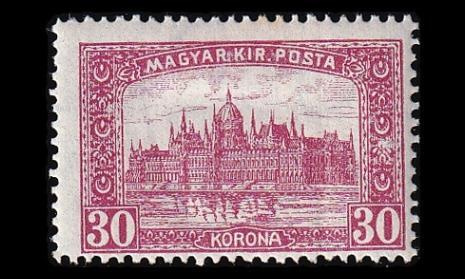 Unkari 361 * Parlamenttitalo 30 Kr (1921)