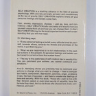 George H. Weinberg : Self Creation - pikkukuva 2
