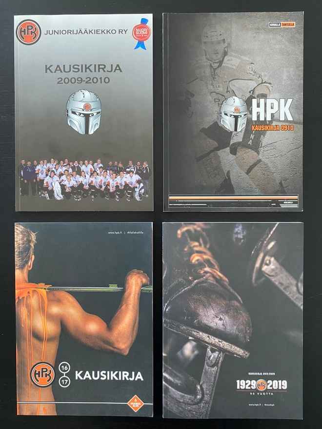 HPK kausikirjoja / vuosikirjoja vuosilta 2009-2020