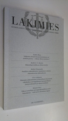 Lakimies 5/2010 : Suomalaisen lakimiesyhdistyksen aikakau...