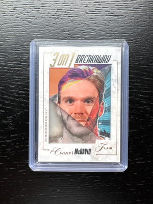 2025-26 Flair 3-on-1 Breakaway #BW17 Connor McDavid
