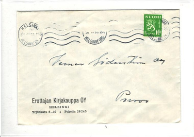 FIRMAKUORI HELSINKI EROTTAJAN KIRJAK.
