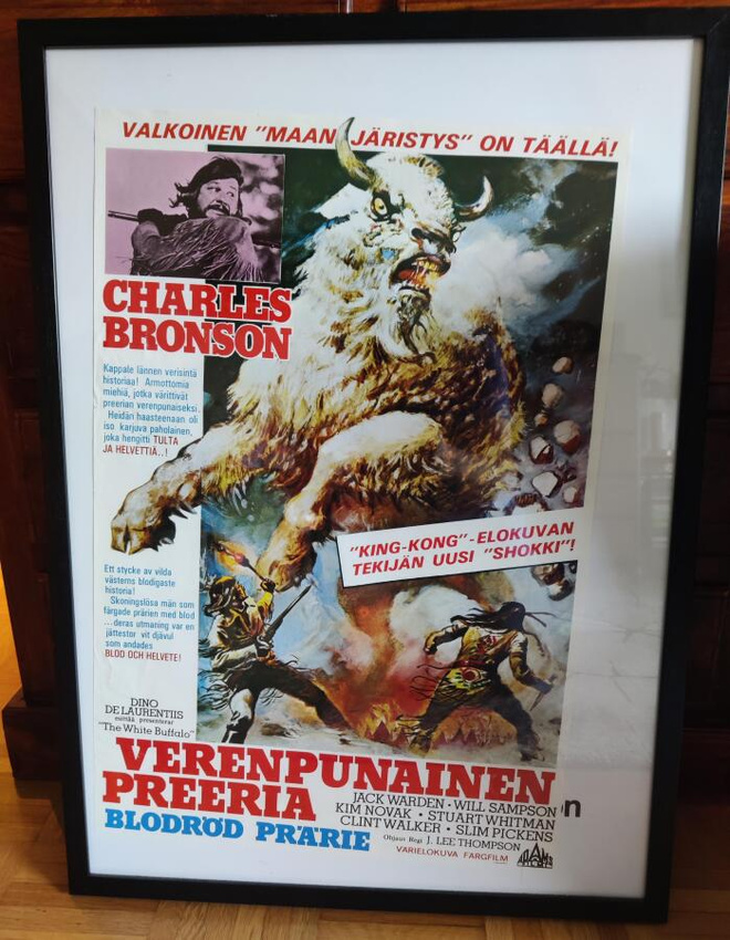 Verenpunainen preeria elokuvajuliste( Charles Bronson )