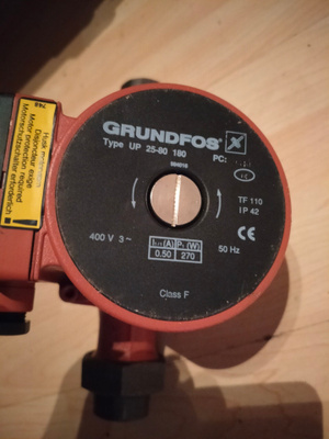 GRUNDFOS UP 25-80 180