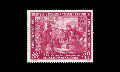DDR 249 ** Leipzigin kevätmessut 30+14 Pf (1950)