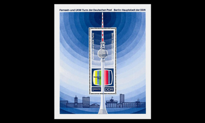DDR 1511BL30 ** DDR 20 vuotta, televisio (1969)