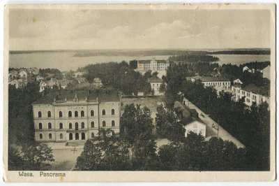Vaasa Näkymä vesitornista, päivätty 1941