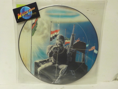 IRON MAIDEN 2 MINUTES TO MIDNIGHT VG+ PICTUREVINYL 12" SING