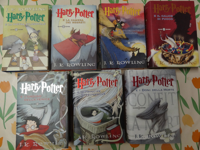 J.K. Rowling:  Harry Potter kirjasarja 1-7 Italiaksi