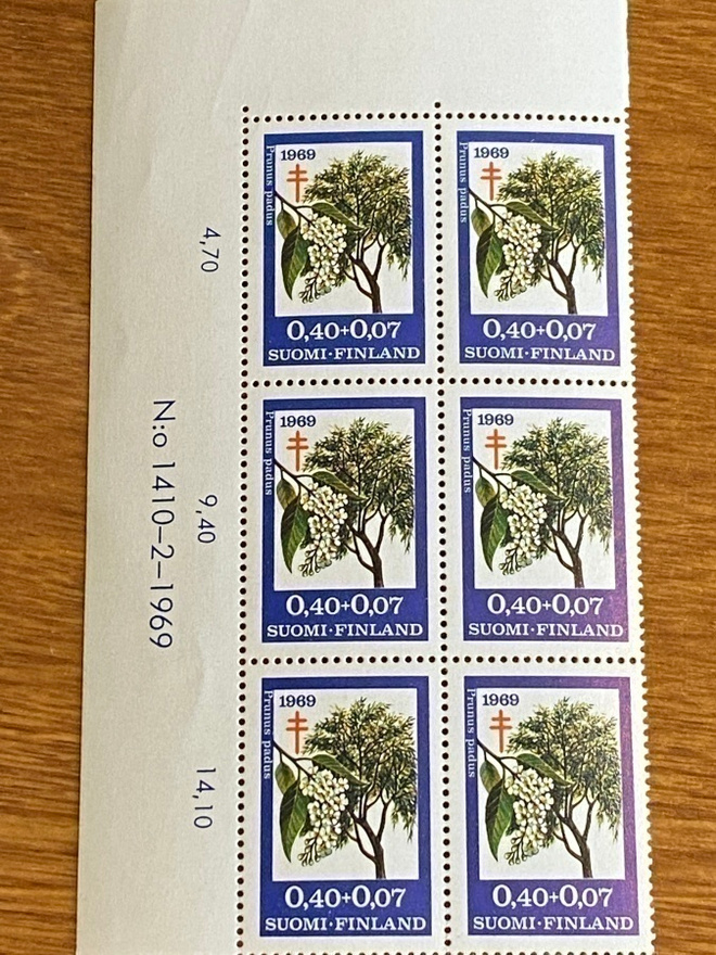 TUB 1969 0,40+ 0,07 NUMERO KUUSILO**
