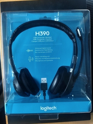 Uudet käyttämättömät Logitech H390 headset kuulokkeet