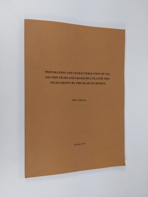 Mika Valkonen : Preparation and characterization of CdS, ...