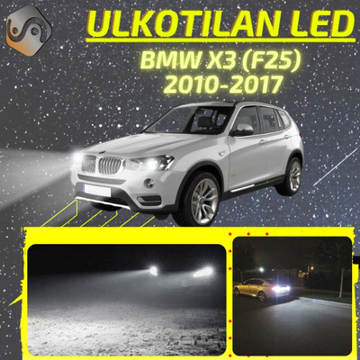 X3 (F25) 2010-2017 Ulkoiset LED -valot