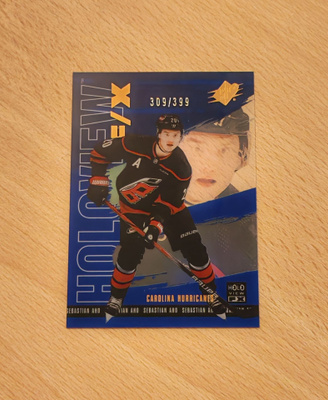 2024-25 SPx Sebastian Aho Holoview F/X Blue /399