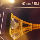 Palapeli Eiffeltorni 3 D  +valaistus LED Puzzle 47cm korkea - pikkukuva 5