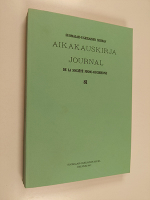 Suomalais-ugrilaisen seuran aikakauskirja 81