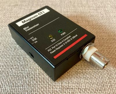 Ethernet AUI adapteri Mini Tranceiver 10base2 Thin BNC
