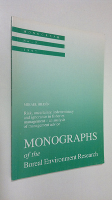 Mikael Hilden : Risk, uncertainty, indeterminacy and igno...