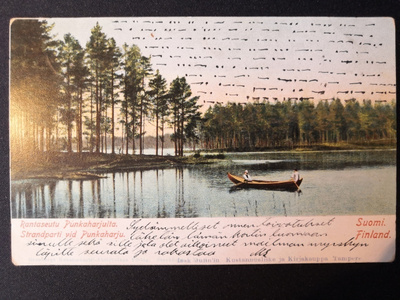 VANHA Postikortti Punkaharju ennen-1905