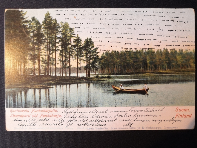 VANHA Postikortti Punkaharju ennen-1905