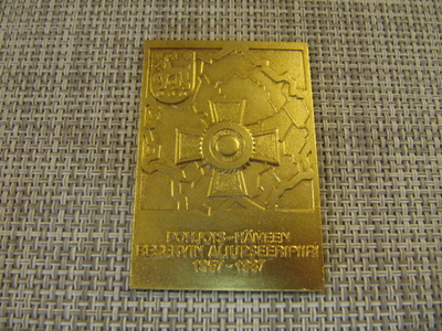 Pohjois-Hämeen Reservin Aliupseeripiiri 1957-1987 mitali.
