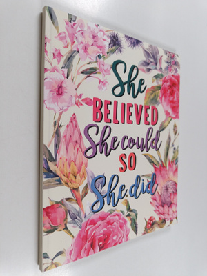She Belived She Could So She Did : Bullet Journal
