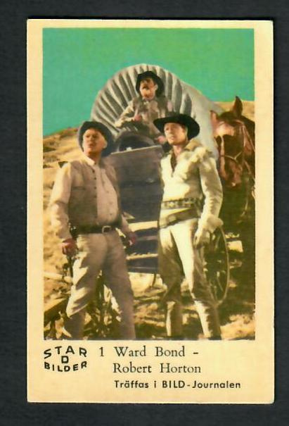 Keräilykuva - Ward Bond - Robert Horton Star D Bilder 1
