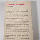 Henry A. Murray : Explorations in personality : a clinica... - pikkukuva 2
