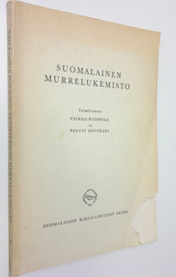 Veikko Ruoppila : Suomalainen murrelukemisto