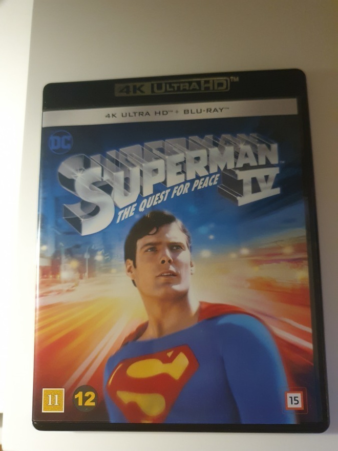 Superman IV : The Quest for Peace 4K + Bd Nordic