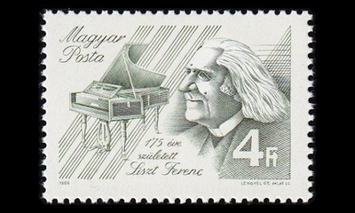 Unkari 3842 ** Säveltäjä Franz Liszt (1986)