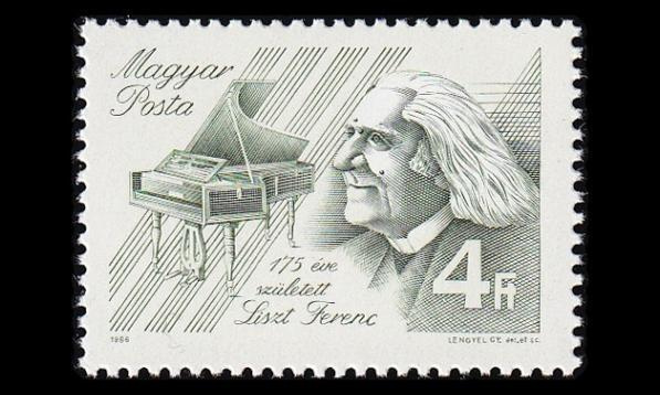 Unkari 3842 ** Säveltäjä Franz Liszt (1986)