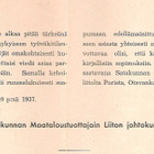 Maataloustuottajat, Luottamuksellisesti, 1937. - pikkukuva 5