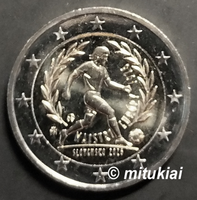 Slovakia 2 euro 2026 juhlaraha Jalkapallo, UNC